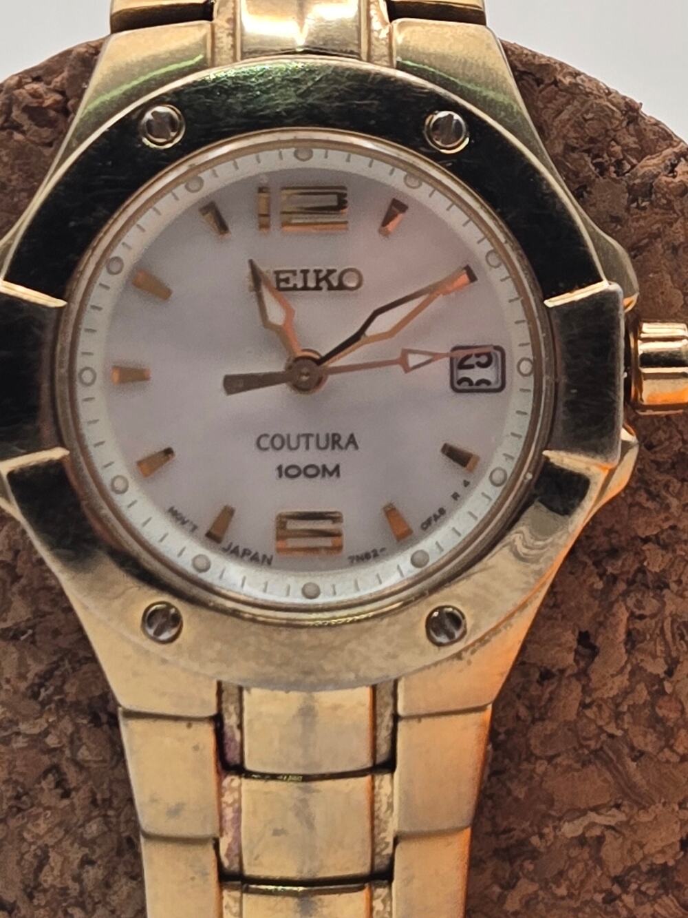 Seiko Coutura 7N82-0CA0 Women's Two-Tone Quartz Watch